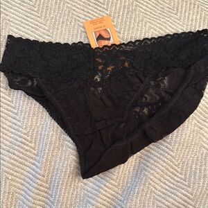 Black Lace hanky panky Women's Panties